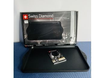 Swiss Diamond Double Burner Griddle With Pamhplet