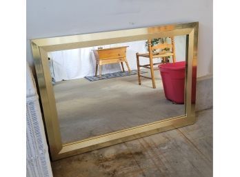 Vintage Brass Carolina Mirror Company Mirror