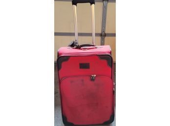 Red American Living Suitcase