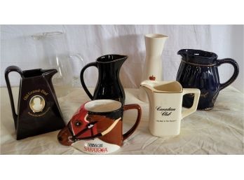 Pitcher Mug Lot With Seabiscuit