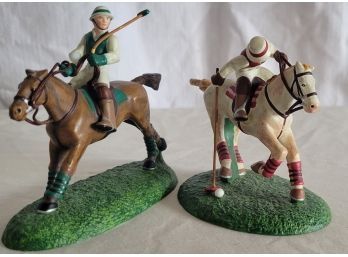 Set Of 2 Department 56 Polo Players (Bin 16)