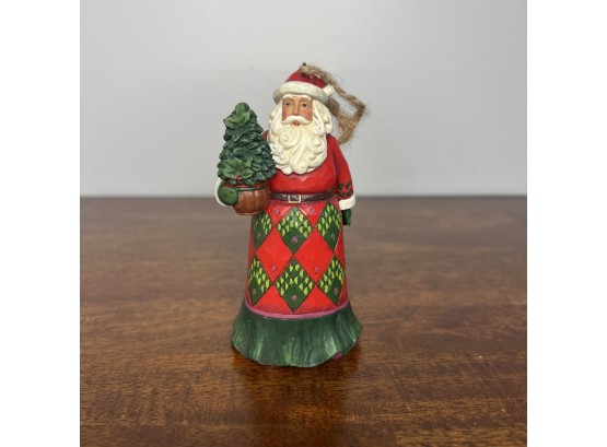 Jim Shore - Santa Hanging Ornament  - Evergreen (1 Of 3 - Box Condition May Vary)