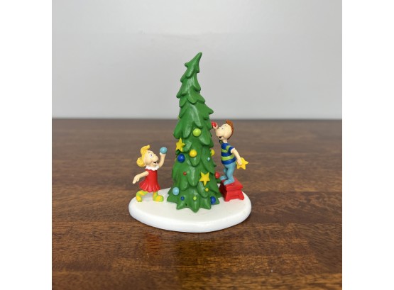 Department 56 - The Grinch Figurine - Who-ville Christmas Tree  (2 Of 3 - Box Condition May Vary)