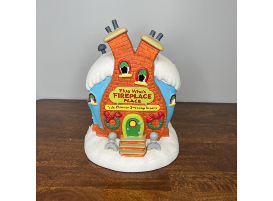 Department 56 - The Grinch Village - Who-Ville Flue Who's Fireplace Place  (4 Of 4 - Box Condition May Vary)