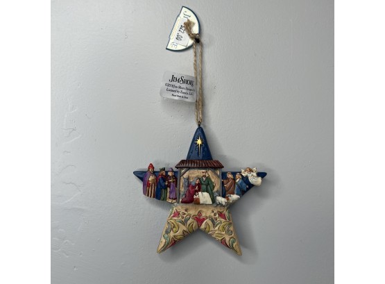 Jim Shore - Nativity Star Hanging Ornament  - (1 Of 4 - Box Condition May Vary)