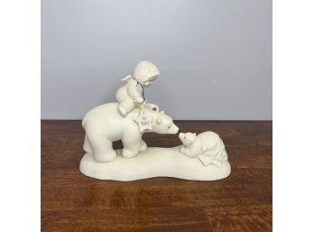 Department 56 - '2003 Welcome To The World, Little One' Snow Babies Ceramic Decoration