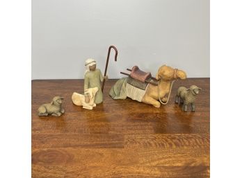 Willow Tree - Nativity - Shepard And Stable Animals