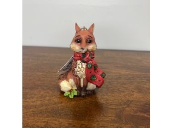 Jim Shore - Winter Wonderland Fox Hanging Ornament   (1 Of 3 - Box Condition May Vary)