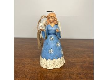 Jim Shore - Heaven's Tiny Treasures Angel Figurine (2 Of 3 - Box Condition May Vary)