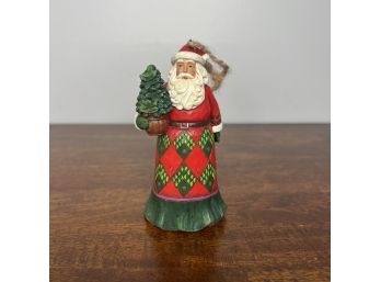 Jim Shore - Santa Hanging Ornament  - Evergreen (3 Of 3 - Box Condition May Vary)