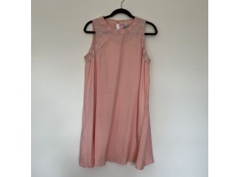 Simply Noelle Pink Dress With Embroider Detail - S/M