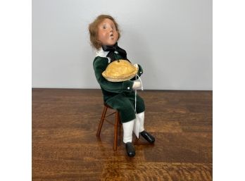 Byers' Choice Ltd The Carolers - Plumb Boy - 1 *pie Not Attached And Missing Plumb* AS IS