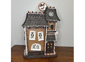 Traditions By Byers' Choice Ltd - Lighted Haunted Gingerbread House