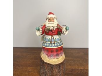 Jim Shore - Nature's Noel Santa Figurine