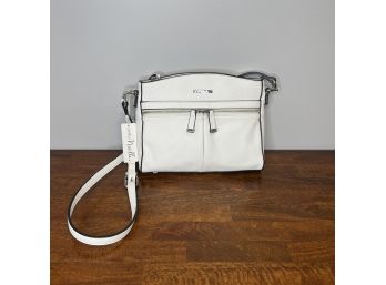 Simply Noelle White Leather Purse