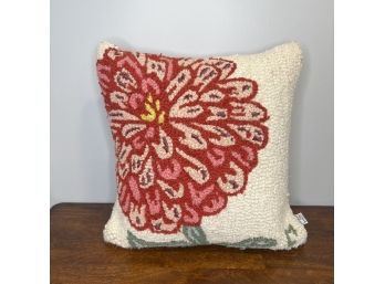 Chandler 4 Corners Wool Decorative Floral Pillow