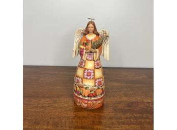 Jim Shore - Joy In The Harvest Angel Figurine  (1 Of 3 - Box Condition May Vary)