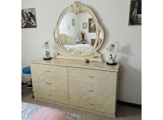 Home Line Furniture Dresser With Mirror (Bedroom 1)