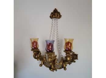 Wall Sconce With 3 Candles #2 (master)