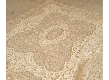 Large Ivory Lace Tablecloth (Great Room)