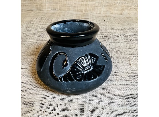 Blackware Jar Made By A Pueblo Artist