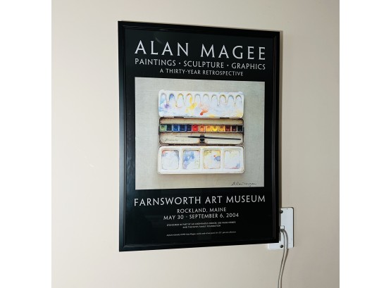 Framed Poster Print From A Gallery Exhibition For Alan Magee