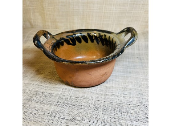 Terra Cotta Bowl With Handles