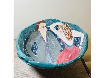 Louise Hopson Studio Art Pottery Centerpiece Dish
