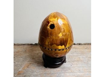 Handmade Reed Chick Egg (No. 12)