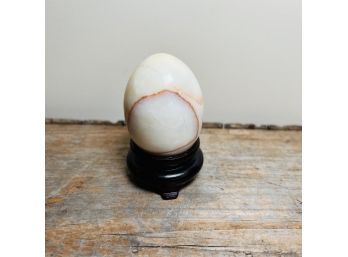White Marble Egg (No. 2)