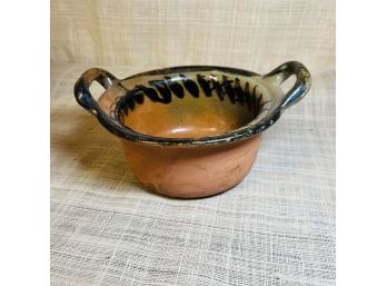 Terra Cotta Bowl With Handles