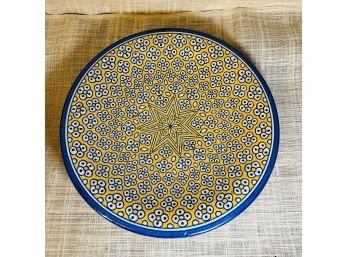 Large Signed Pottery Platter