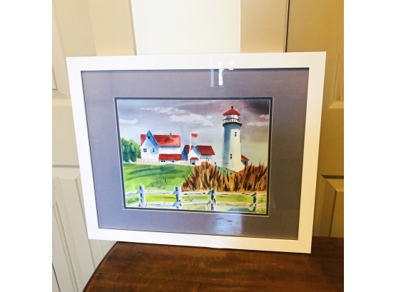 Original Watercolor: Nubble Lighthouse