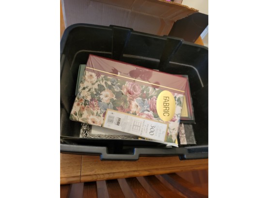 Bin Of Picture Frames And Photo Albums (Dining Room)