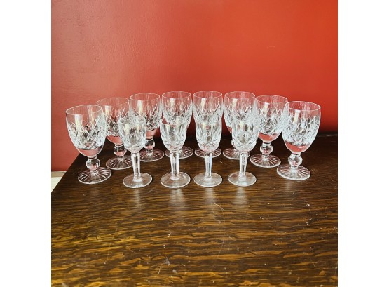 Set Of Waterford Crystal Glasses - 12 Pieces (den)