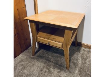 Wooden Side Table No. 2 (Basement)
