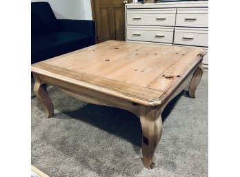 Large Wooden Coffee Table (Basement)