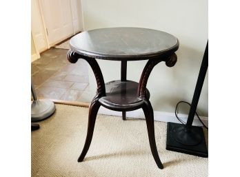 Vintage Round Wooden Side Table No. 2 (Den)