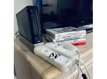 Wii Game Console, Controllers And Games (Basement)