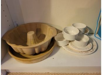 Baking Stones And White Dishes (den)
