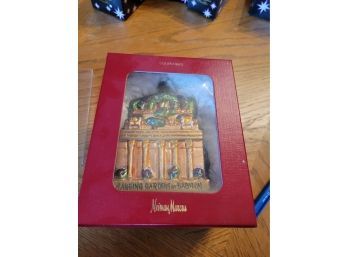Neiman Marcus Hanging Gardens Of Babylon Blown Glass Ornament In Box (Dining Room)