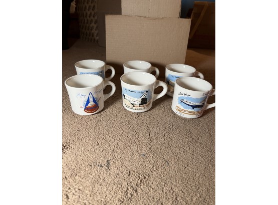 Assorted Pan Am Mugs - Set Of Six