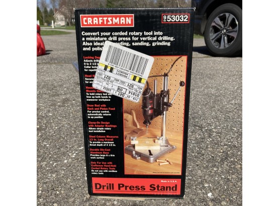 New Craftsman Drill Press Stand Model No 572-530320