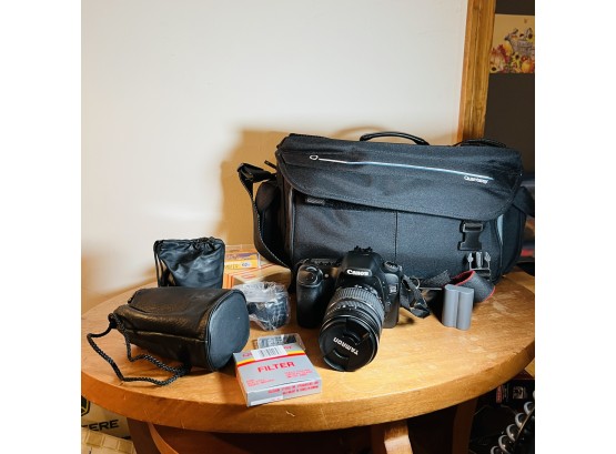 Canon EOS 30D SLR Camera With Three Lenses, Bag And Accessories