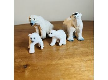 Toy Polar Bear Figures