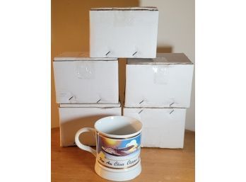 Set Of 5 Pan Am Anniversary Mugs