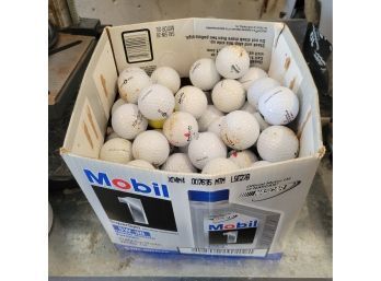 9 X 9 Box Of Golf Balls Different Brands