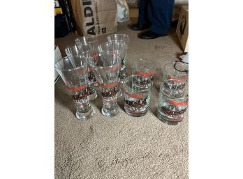 Budweiser Clydesdale Glasses