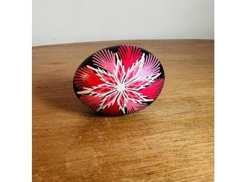 Hand Painted Egg Made In Poland