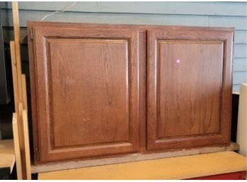 Wooden Two-door Upper Cabinet